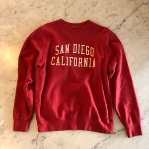 brandy melville san diego sweatshirt
